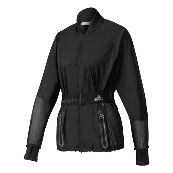 Adidas by Stella McCartney lightweight windbreaker in black, small - Picture 2 of 16